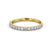 Half Eternity Ring, Round Cut Classic Design