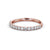 Half Eternity Ring, Round Cut Classic Design