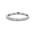 Half Eternity Ring, Round Cut Classic Design