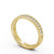 Half Eternity Ring, Round Cut With Migrain Edge