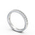 Half Eternity Ring, Round Cut With Migrain Edge