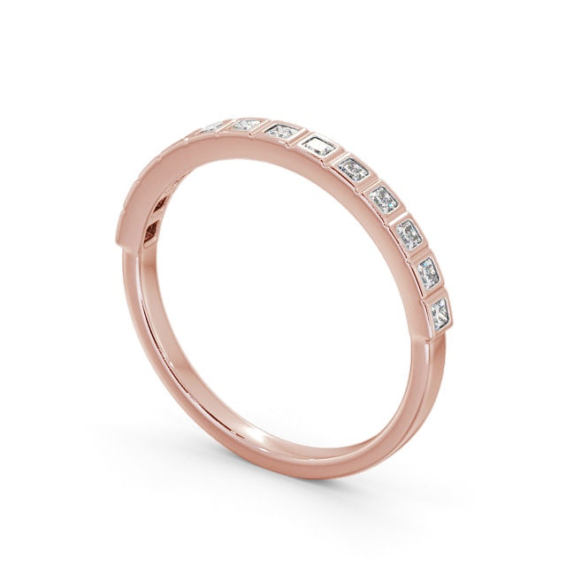 Half Eternity Ring, Vintage Design, Princess Cut