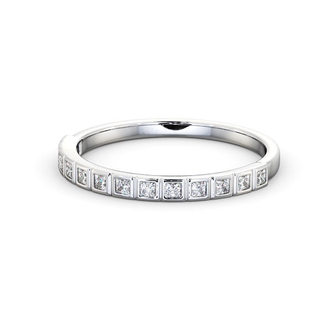 Half Eternity Ring, Vintage Design, Princess Cut