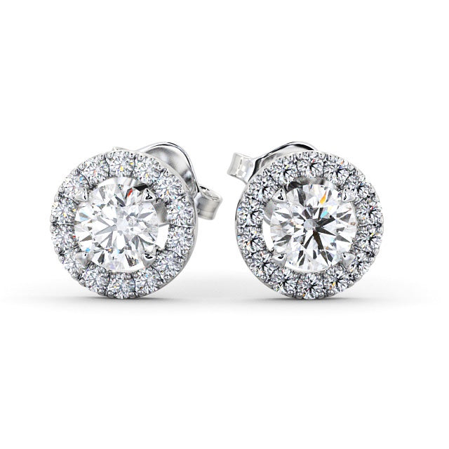 Halo Earrings 0.70ct each