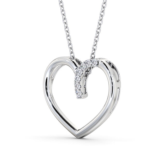 Heart Shaped Pendant 0.20ct