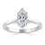 Marquise Cut Lab Diamond Engagement Ring, Classic Design