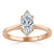 Marquise Cut Lab Diamond Engagement Ring, Classic Design
