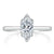 Marquise Cut Lab Diamond Engagement Ring, Classic Design