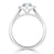 Pear Cut Lab Diamond Engagement Ring, Classic Halo Design