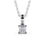 Princess Cut Classic Solitaire Pendant