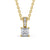 Princess Cut Classic Solitaire Pendant