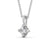 Princess Cut Classic Solitaire Pendant