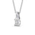 Princess Cut Classic Solitaire Pendant