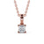 Princess Cut Classic Solitaire Pendant