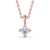 Princess Cut Classic Solitaire Pendant
