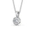 Round Cut Classic Solitaire Pendant