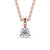 Round Cut Classic Solitaire Pendant