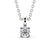 Round Cut Classic Solitaire Pendant