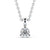 Round Cut Classic Solitaire Pendant