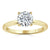 Round Cut Lab Diamond Engagement Ring, Classic Style