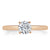 Round Cut Lab Diamond Engagement Ring, Classic Style