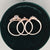 3pcs Vintage Style Bridal Ring Set, Oval Cut Center Stone