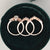 3pcs Vintage Style Bridal Ring Set, Oval Cut Center Stone