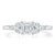 Asscher Cut Lab Diamond Engagement Ring, Vintage Style