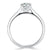 Cushion Cut Lab Diamond Engagement Ring, Classic Style