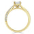 Cushion Cut Lab Diamond Engagement Ring, Classic Style