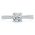Cushion Cut Lab Diamond Engagement Ring, Classic Style