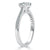 Cushion Cut Lab Diamond Engagement Ring, Classic Style