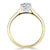 Cushion Cut Lab Diamond Engagement Ring, Classic Style