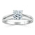 Cushion Cut Lab Diamond Engagement Ring, Classic Style with Split Shank