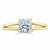 Cushion Cut Lab Diamond Engagement Ring, Classic Style with Split Shank