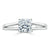 Cushion Cut Lab Diamond Engagement Ring, Classic Style with Split Shank
