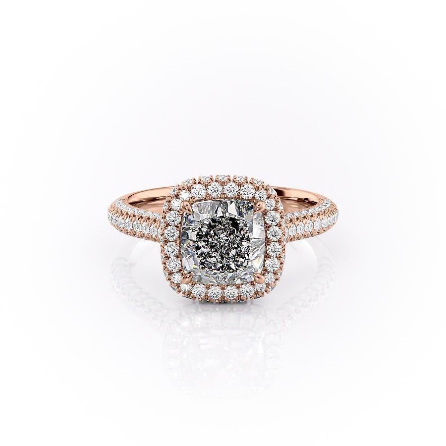 Cushion Cut Lab Diamond Full Set