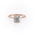Cushion Cut Lab Diamond Ring, Delicate Vintage Style