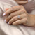 Cushion Cut Lab Diamond Shoulder Set Ring With Hidden Halo
