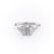 Cushion Cut Lab Diamond With Side Stones