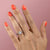 Elongated Cushion Cut Lab Diamond Engagement Ring, Twig Design