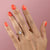 Elongated Cushion Cut Lab Diamond Engagement Ring, Twig Design