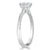 Emerald Cut Lab Diamond Engagement Ring, Classic Style