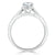 Emerald Cut Lab Diamond Engagement Ring, Classic Style
