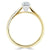 Emerald Cut Lab Diamond Engagement Ring, Classic Style