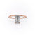 Emerald Cut Lab Diamond Ring, Delicate Vintage Style
