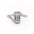 Emerald Cut Lab Diamond Twist Ring