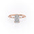 Emerald Cut Lab Diamond With Stone Set Shoulders