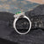 Emerald & Lab Diamond Cocktail Ring, Vintage Inspired