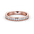 Half Eternity Ring, Round Cut Classic Design